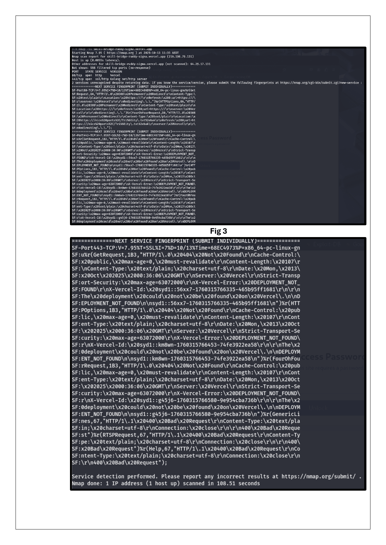 SkillsBridge Vulnerability Assessment